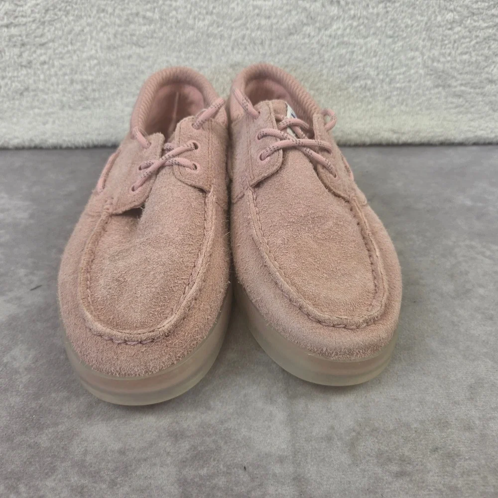 Sperry x Concepts A/O 3-Eye Cup Dawn Blush Pink Suede Boat Shoes STS25738 Mens 8